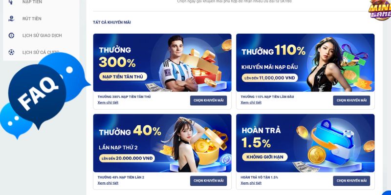 Giải đáp các thắc mắc của người chơi tại Sunwin