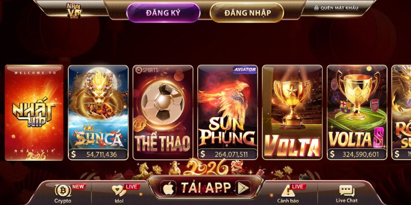Khám phá NHATVIP - Nền tảng giải trí trực tuyến hấp dẫn