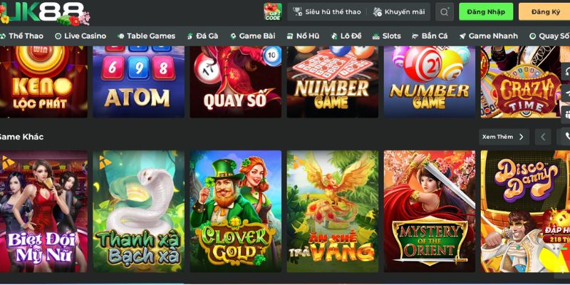 UK88 sở hữu hệ thống giao dịch tức thì