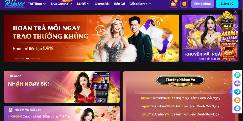 Rik88 - Nền tảng cá cược online hàng đầu