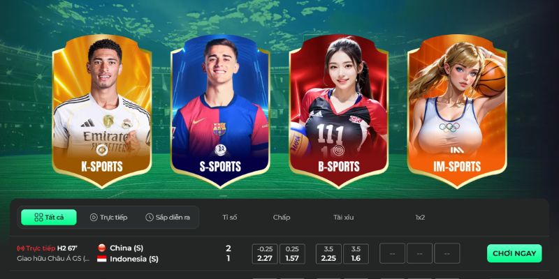 Sảnh thể thao - Từ bóng đá đến eSports đầy kịch tính