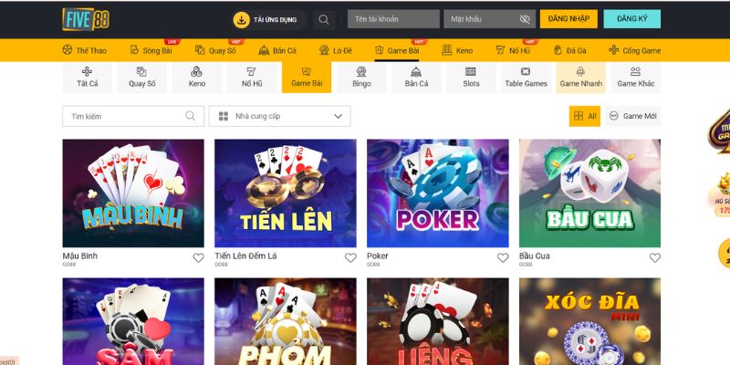 Khuyến mãi FIVE88 2026 - Thưởng lớn, ưu đãi cực hấp dẫn